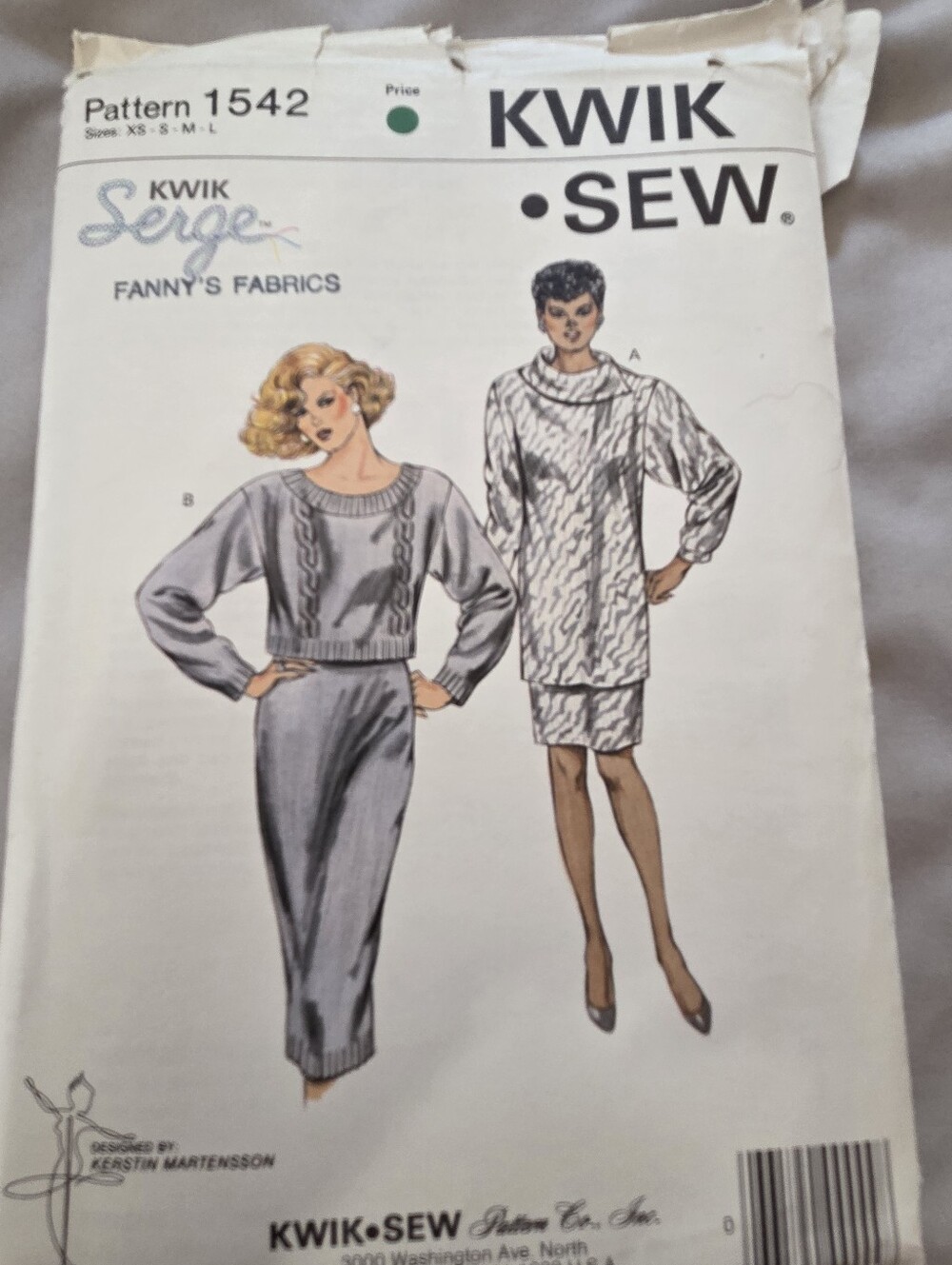 Kwik Sew Pattern 1542